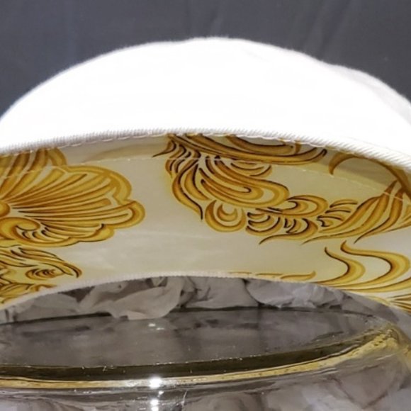 AUTHENTIC WHITE GIANNI VERSACE GOLD EMBROIDERED - Picture 3 of 8